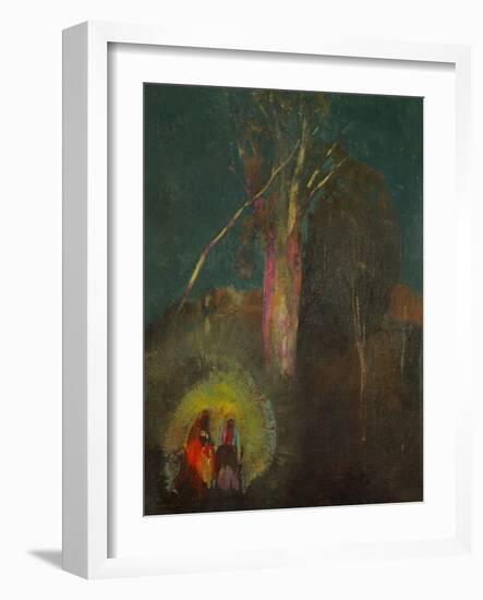 The Flight to Egypt-Odilon Redon-Framed Giclee Print