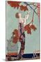 The Flighty Bird, France, Early 20th Century-Georges Barbier-Mounted Giclee Print