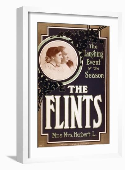 The Flints, American Hypnotists-Science Source-Framed Giclee Print