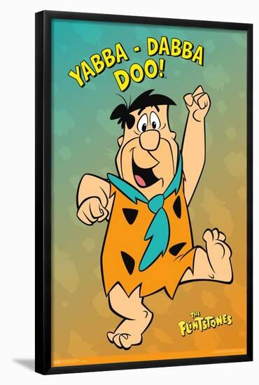 The Flintstones - Yabba Dabba Doo-Trends International-Framed Poster