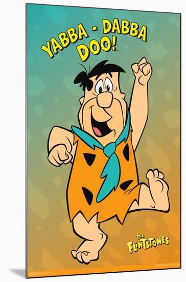 The Flintstones - Yabba Dabba Doo-Trends International-Mounted Poster