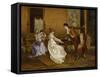 The Flirt-Vittorio Reggianini-Framed Stretched Canvas