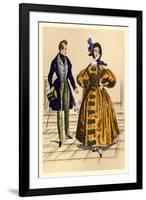 The Flirt-null-Framed Art Print