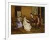 The Flirt-Vittorio Reggianini-Framed Giclee Print