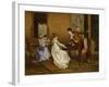 The Flirt-Vittorio Reggianini-Framed Giclee Print