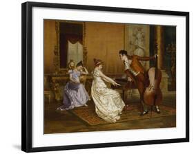 The Flirt-Vittorio Reggianini-Framed Giclee Print