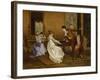 The Flirt-Vittorio Reggianini-Framed Giclee Print