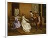 The Flirt-Vittorio Reggianini-Framed Giclee Print