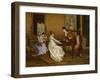 The Flirt-Vittorio Reggianini-Framed Giclee Print