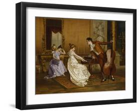 The Flirt-Vittorio Reggianini-Framed Giclee Print