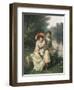 The Flirtatious Fisherman-Edwin Roberts-Framed Giclee Print