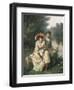 The Flirtatious Fisherman-Edwin Roberts-Framed Giclee Print