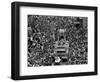 The Float Carrying Rex, King of Carnival, Squeezes Through a Massive Crowd-null-Framed Photographic Print