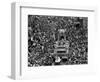 The Float Carrying Rex, King of Carnival, Squeezes Through a Massive Crowd-null-Framed Photographic Print