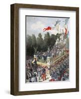 The Float of Harmony and Peace, National Fate, 22 September, France, 1892-Henri Meyer-Framed Giclee Print