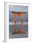 The Floating Miyajima Torii Gate of Itsukushima Shrine at Dusk-Stuart Black-Framed Photographic Print