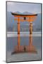 The Floating Miyajima Torii Gate of Itsukushima Shrine at Dusk-Stuart Black-Mounted Photographic Print