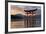 The Floating Miyajima Torii Gate of Itsukushima Shrine at Sunset-Stuart Black-Framed Photographic Print