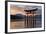 The Floating Miyajima Torii Gate of Itsukushima Shrine at Sunset-Stuart Black-Framed Photographic Print