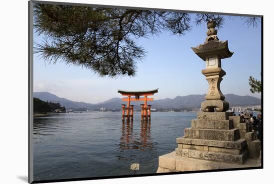 The Floating Miyajima Torii Gate of Itsukushima Shrine, Miyajima Island, Western Honshu, Japan-Stuart Black-Mounted Photographic Print