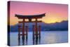 The Floating Otorii Gate at Miyajima, Japan.-SeanPavonePhoto-Stretched Canvas