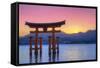 The Floating Otorii Gate at Miyajima, Japan.-SeanPavonePhoto-Framed Stretched Canvas