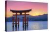 The Floating Otorii Gate at Miyajima, Japan.-SeanPavonePhoto-Stretched Canvas