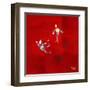 The Floating Red-Susse Volander-Framed Art Print