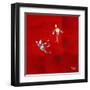 The Floating Red-Susse Volander-Framed Art Print