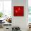 The Floating Red-Susse Volander-Framed Stretched Canvas displayed on a wall