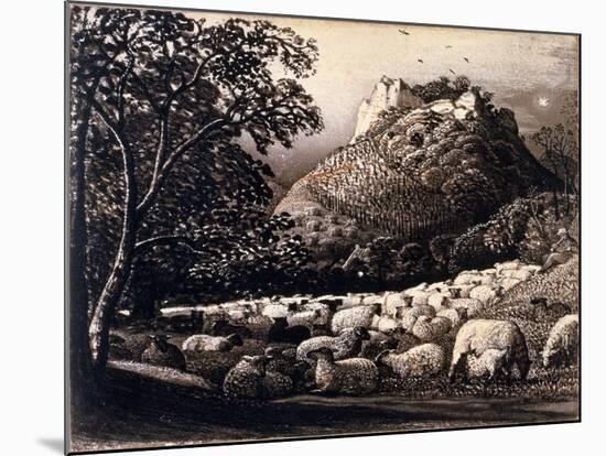 The Flock and the Star-Samuel Palmer-Mounted Giclee Print