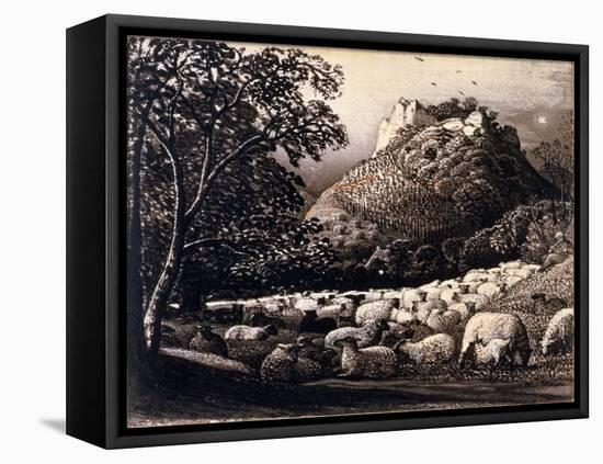 The Flock and the Star-Samuel Palmer-Framed Stretched Canvas