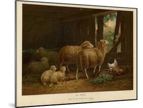 The Flock-null-Mounted Giclee Print