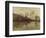 The Flood at Giverny, C.1886-Claude Monet-Framed Giclee Print