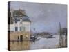 The Flood at Port-Marly, 1876-Alfred Sisley-Stretched Canvas