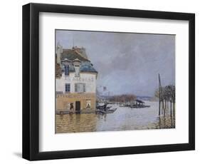 The Flood at Port-Marly, 1876-Alfred Sisley-Framed Giclee Print