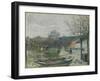 The Flood at Port-Marly, 1876-Alfred Sisley-Framed Giclee Print