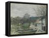 The Flood at Port-Marly, 1876-Alfred Sisley-Framed Stretched Canvas