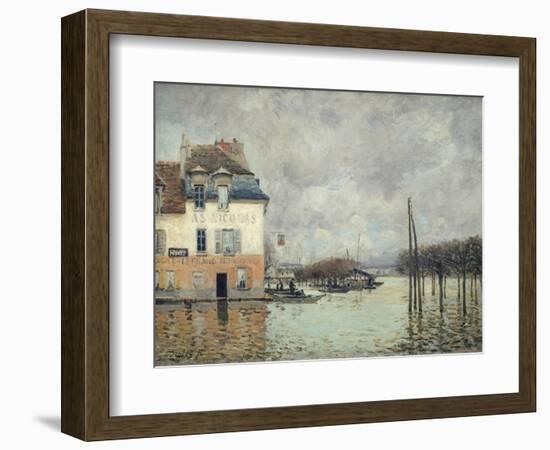 The Flood at Port-Marly-Alfred Sisley-Framed Giclee Print