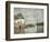 The Flood at Port-Marly-Alfred Sisley-Framed Giclee Print