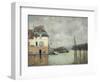 The Flood at Port-Marly-Alfred Sisley-Framed Giclee Print