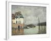 The Flood at Port-Marly-Alfred Sisley-Framed Giclee Print