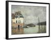 The Flood at Port-Marly-Alfred Sisley-Framed Giclee Print