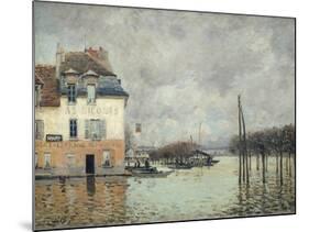 The Flood at Port-Marly-Alfred Sisley-Mounted Giclee Print