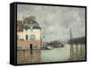 The Flood at Port-Marly-Alfred Sisley-Framed Stretched Canvas