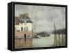 The Flood at Port-Marly-Alfred Sisley-Framed Stretched Canvas