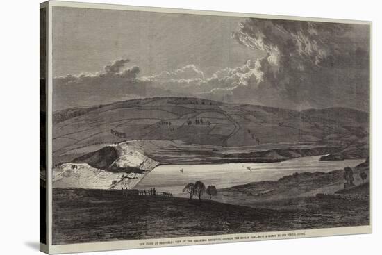 The Flood at Sheffield, View of the Bradfield Reservoir, Showing the Broken Dam-Edmund Morison Wimperis-Stretched Canvas