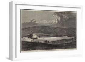 The Flood at Sheffield, View of the Bradfield Reservoir, Showing the Broken Dam-Edmund Morison Wimperis-Framed Giclee Print