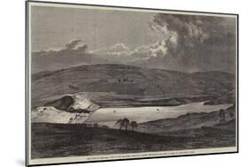 The Flood at Sheffield, View of the Bradfield Reservoir, Showing the Broken Dam-Edmund Morison Wimperis-Mounted Giclee Print