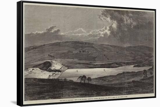 The Flood at Sheffield, View of the Bradfield Reservoir, Showing the Broken Dam-Edmund Morison Wimperis-Framed Stretched Canvas